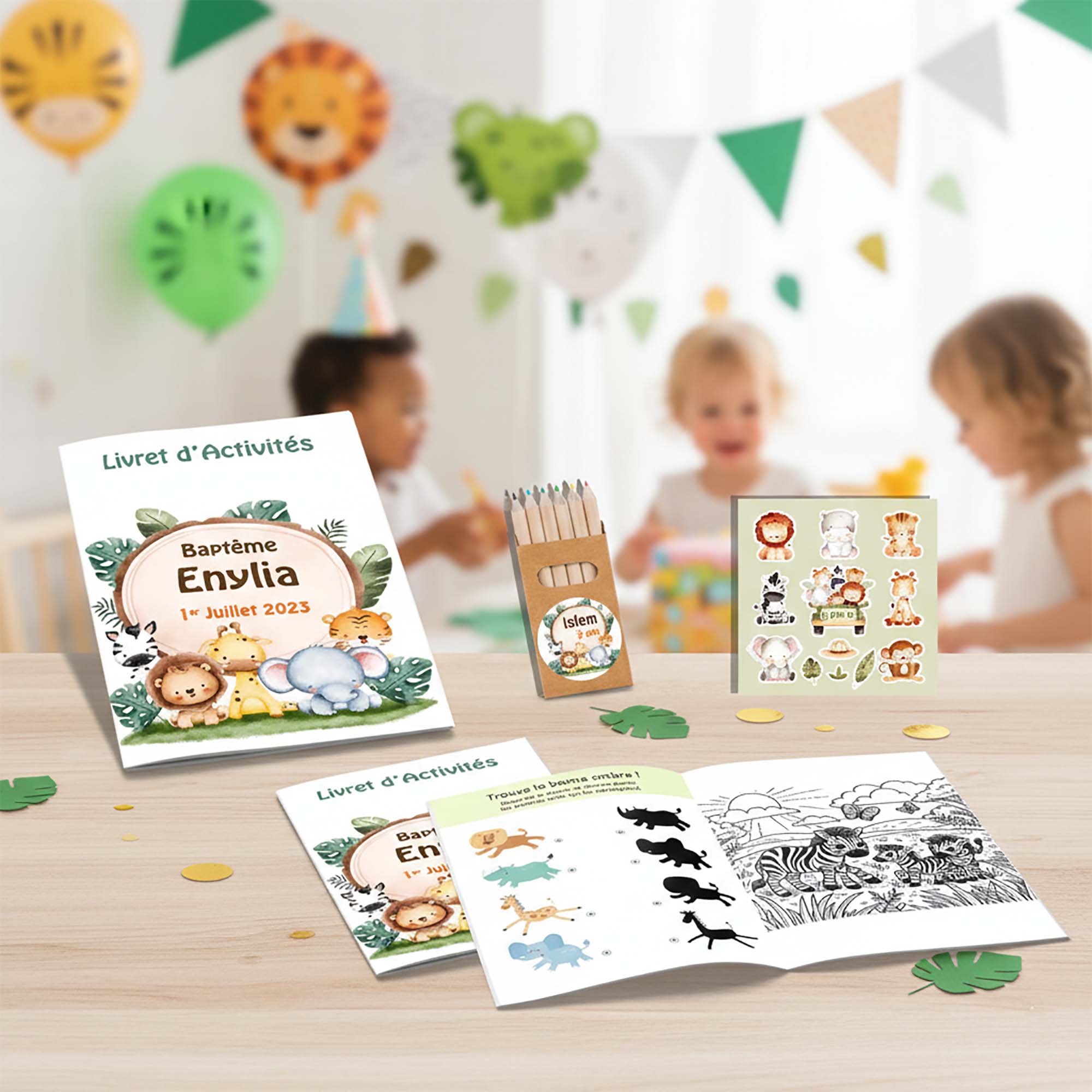 Livrets d’activités et kits personnalisés